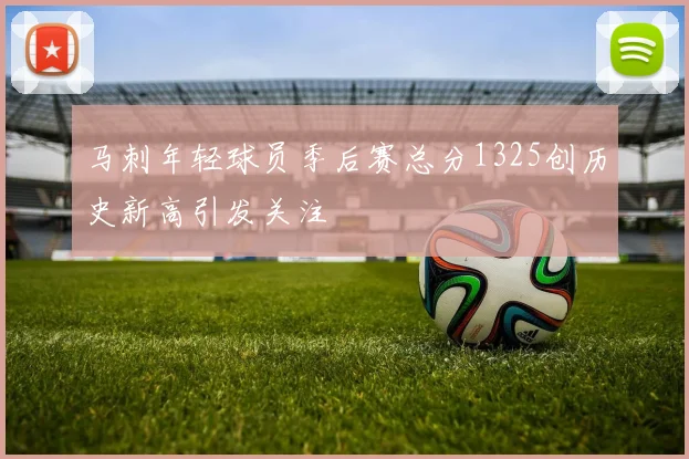马刺年轻球员季后赛总分1325创历史新高引发关注